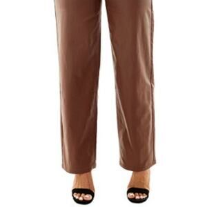 Almost Famous Crave Fame Juniors' 90s Faux-Leather Wide-Leg Jeans Size 0